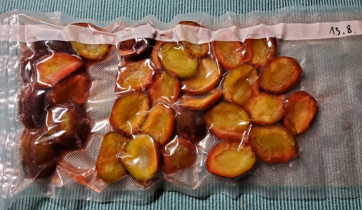 ...Tag 2: Lakto-fermentierte Pflaumen(Zwetschgen) ☺️