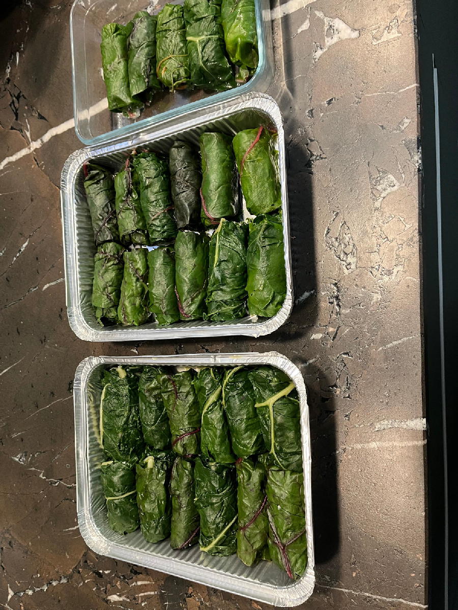 @celebration-89407 Mangold Ernte - zugegeben, die hätten früher geerntet werden müssen.
Verarbeitung zu "Involtini" mit…