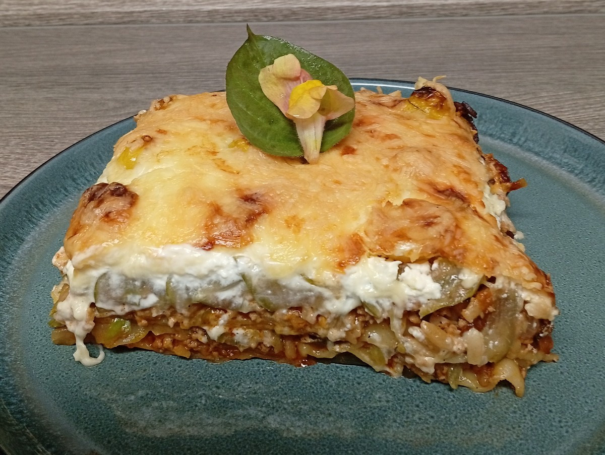 Gurkenlasagne ala Alex&Sempi. War ein spontaner Einfall.