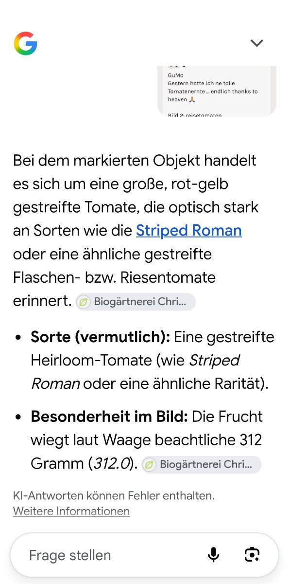 Hihi, und guck mal, was die KI dazu ausspuckt.....