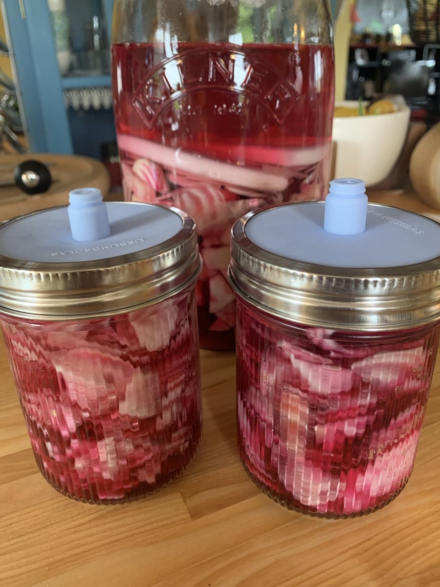 Heute ist endlich die rote Beete dran. Die Farben entzücken mich ☺️