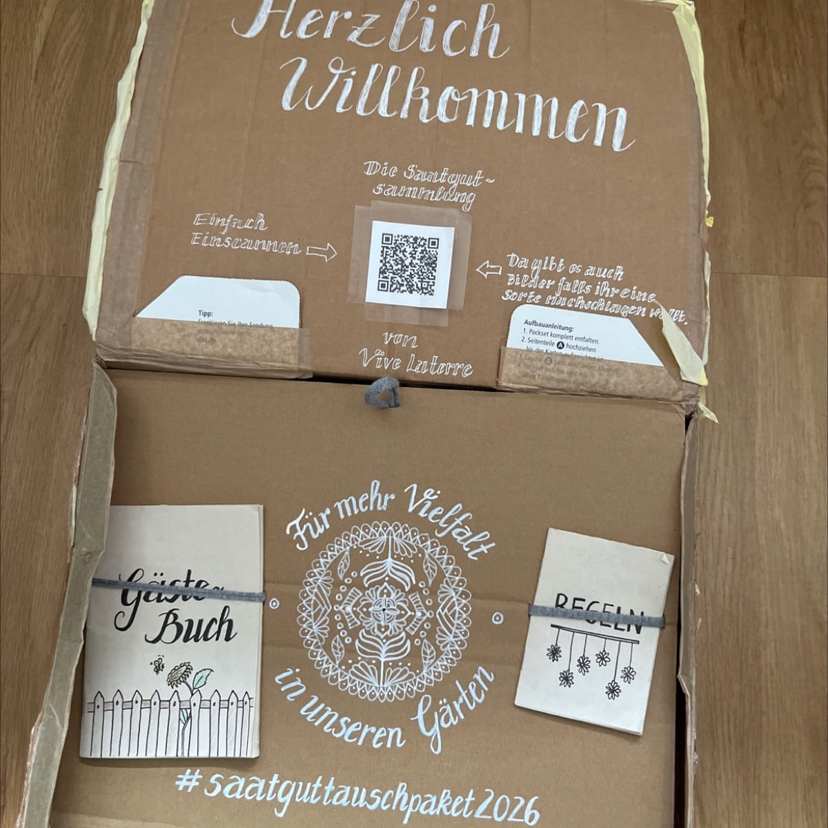 Die wertvolle Fracht ist in Hannover eingetroffen 😍
#saatguttauschpaket2026 